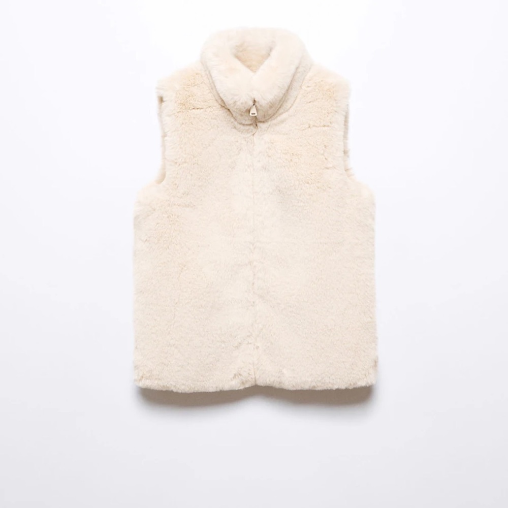 Mango Girls Fur effect Vest